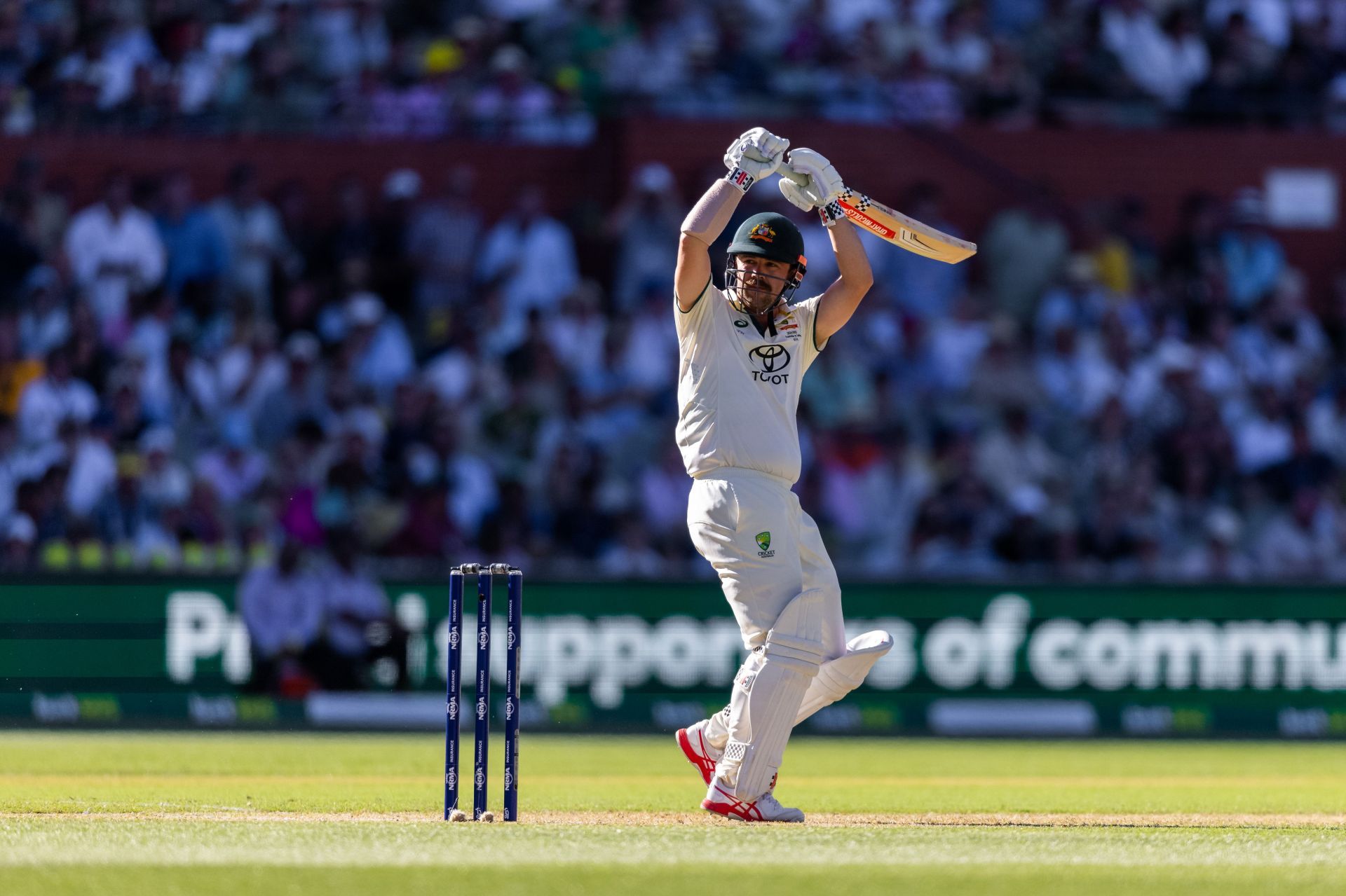 Travis Head batting (Image Credits: Getty)