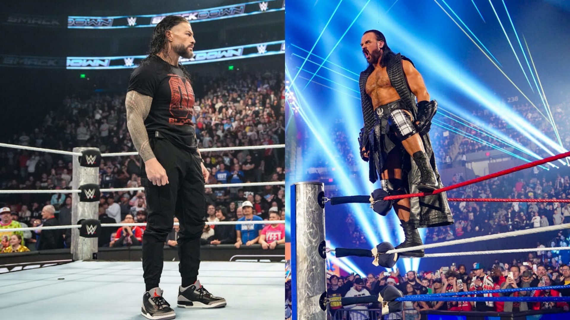 WWE सुपरस्टार ने इशारों में रोमन रेंस को दी उनसे बचे रहने की नसीहत (Photos: WWE.com)