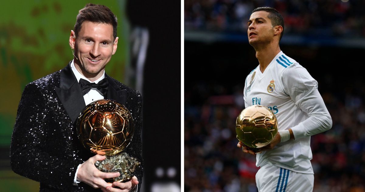 Lionel Messi (left) and Cristiano Ronaldo 