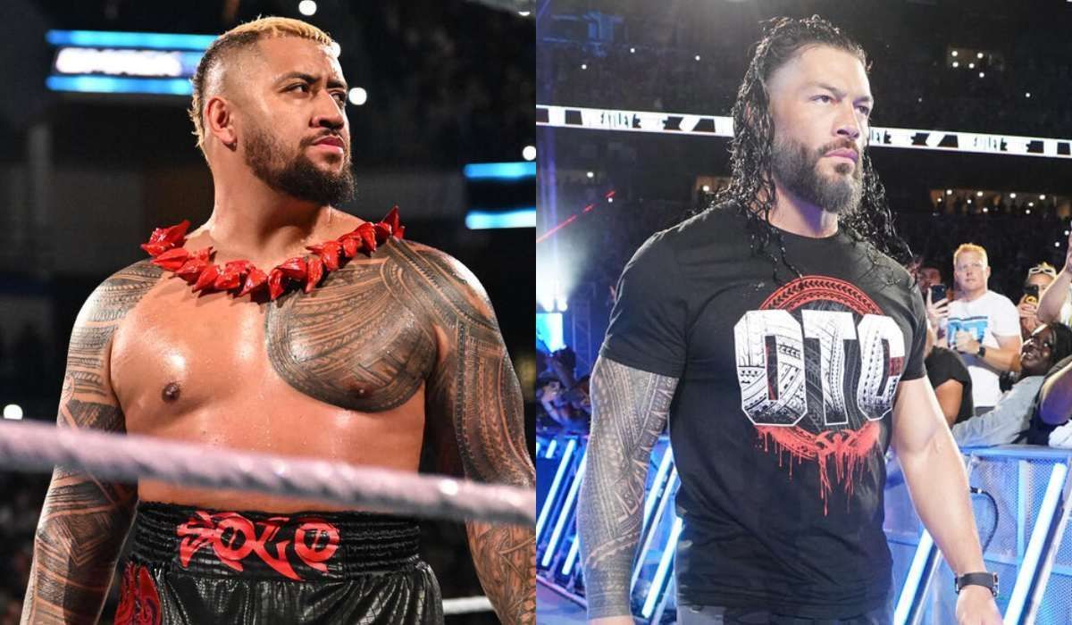 Solo Sikoa (L) and Roman Reigns (R). Photo credit: WWE.com