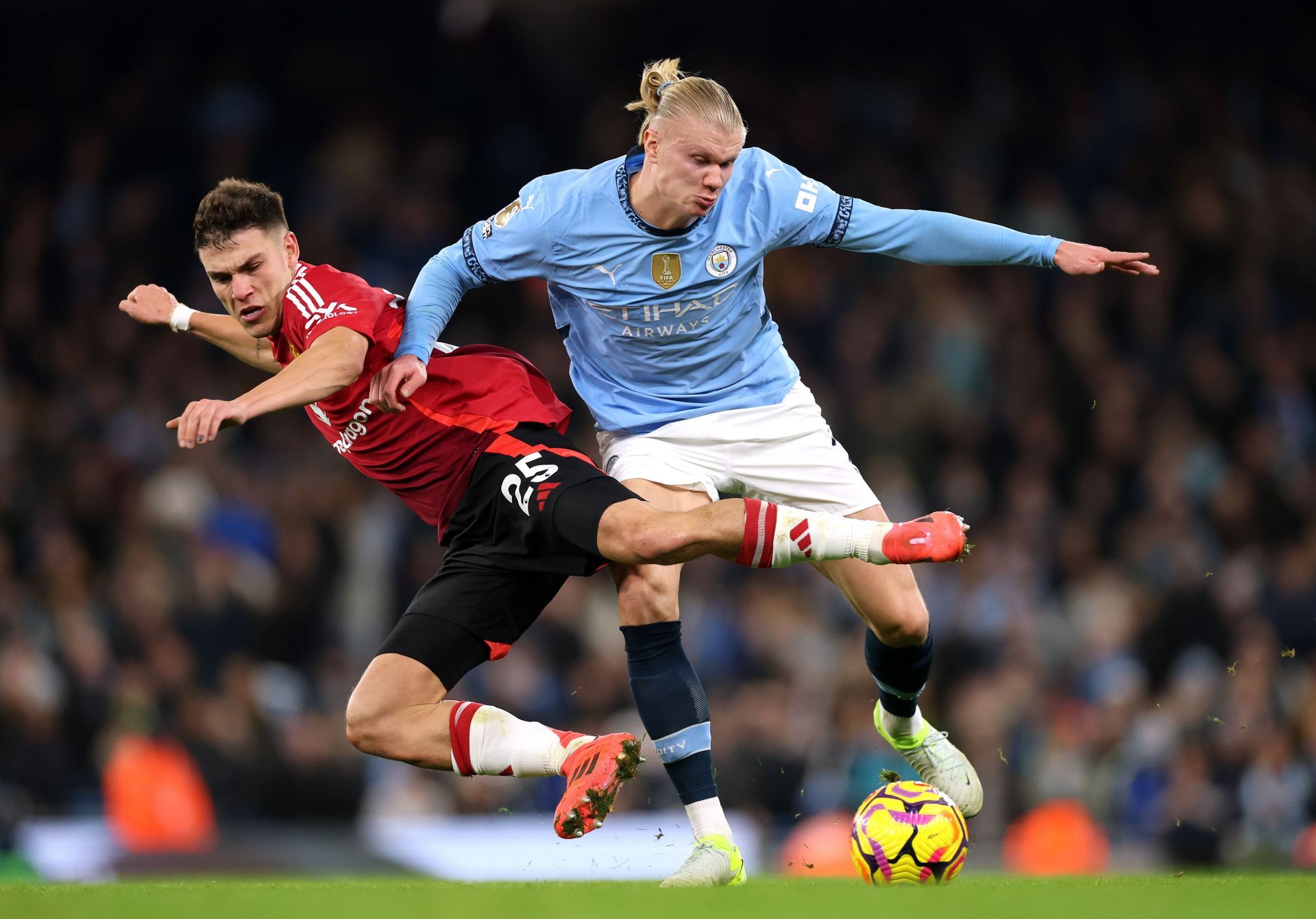 Manchester City FC v Manchester United FC - Premier League - Source: Getty