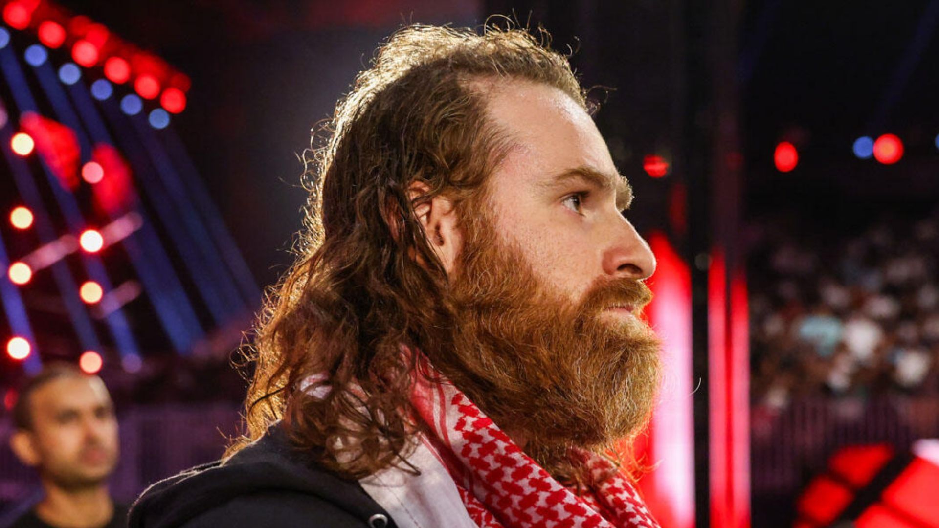 Sami Zayn on RAW! [Image credit: WWE.com]