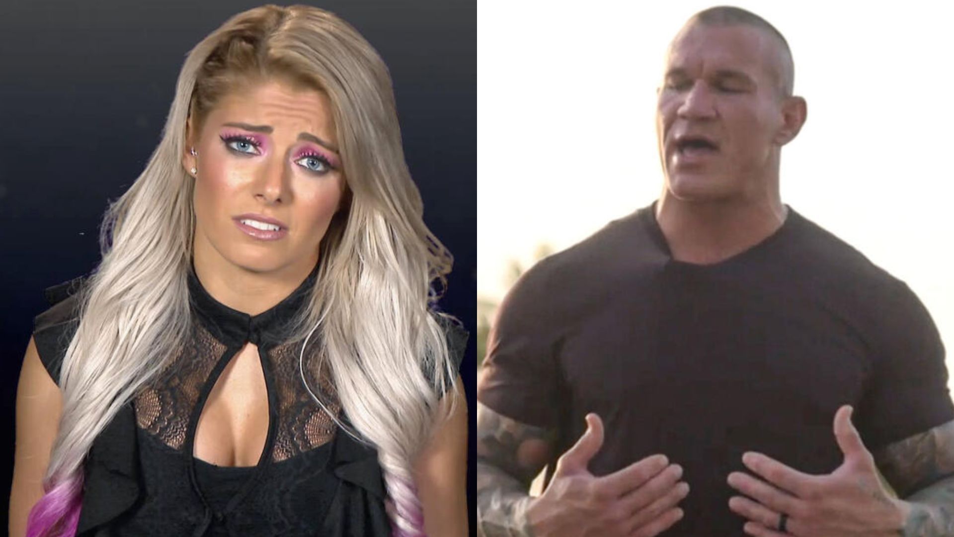 Alexa Bliss and Randy Orton (Images via WWE.com)