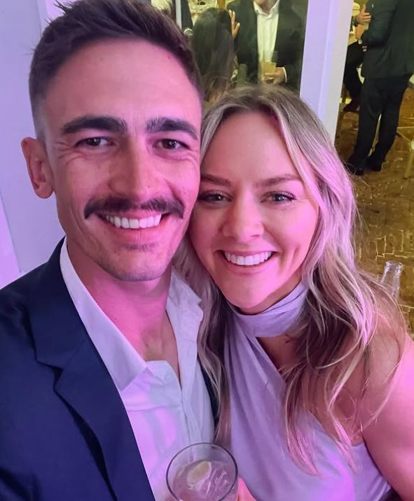 Brandon Starc with his wife Laura Starc. Source: @bstarc/Instagram