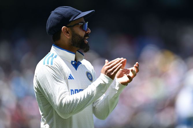 [Watch] Indian batter pats Virat Kohli on the head on the sidelines of BGT 2024-25 4th Test