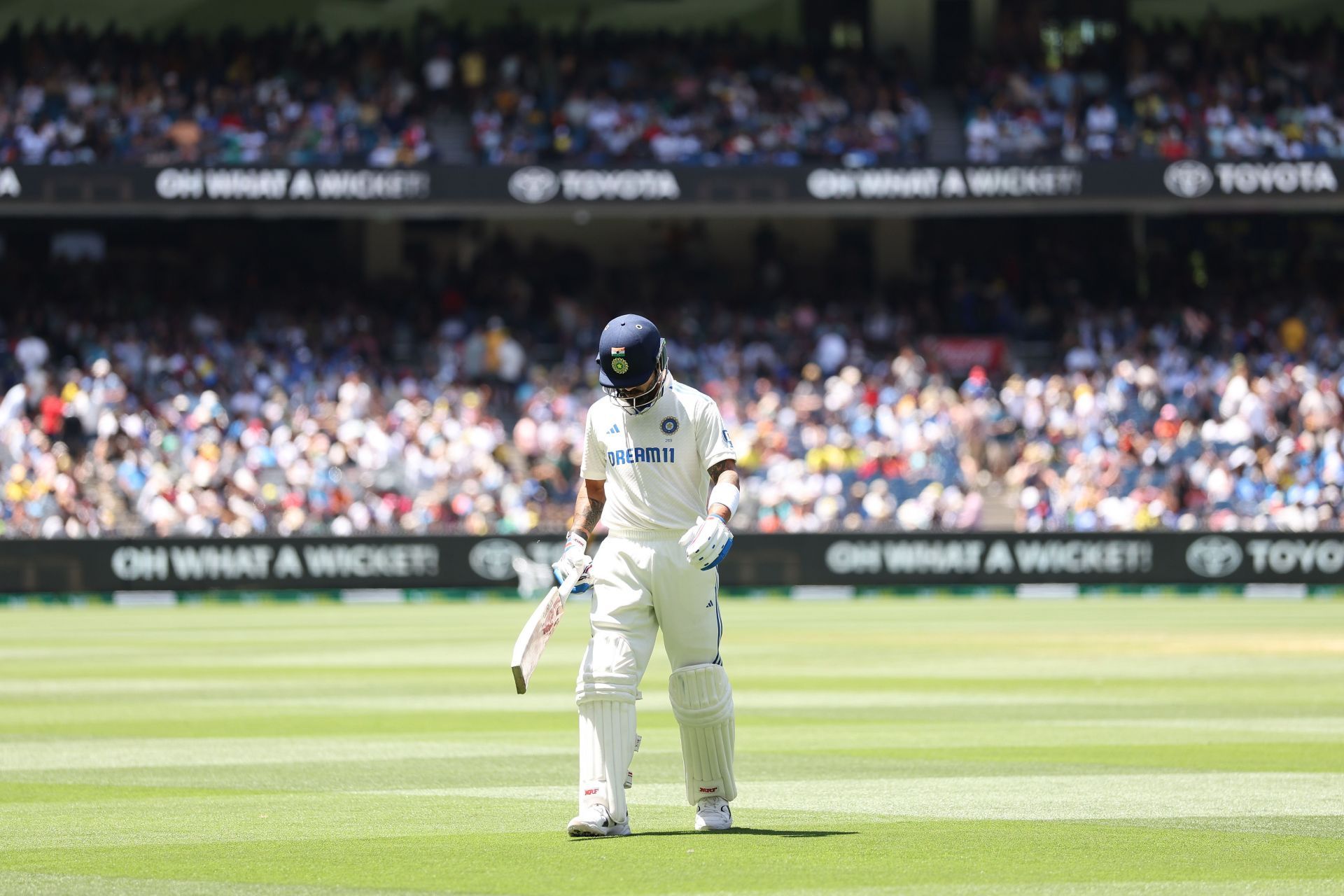 Virat Kohli has repeatedly fallen prey to deliveries outside the off-stump. [P/C: Getty]