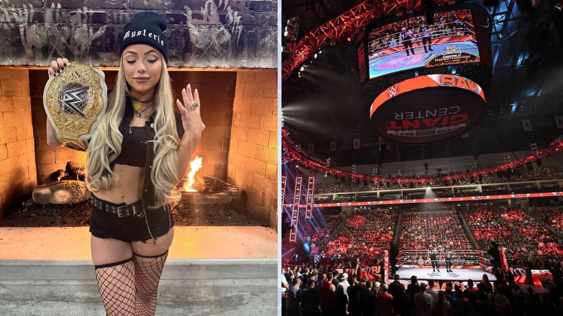 WWE RAW this week was live from the Angels of the Wind Arena in Everett, Washington [Image credits: Liv Morgan on Twitter, wwe.com]