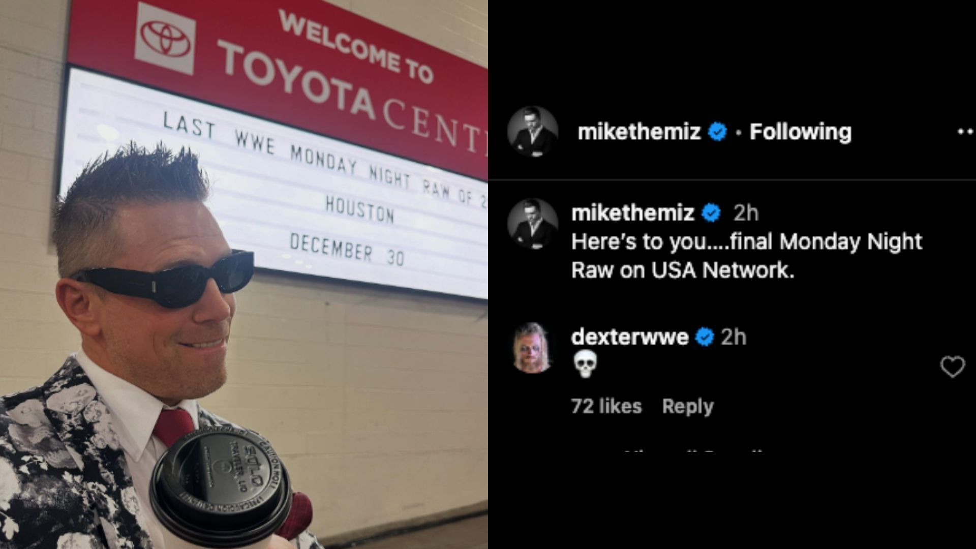 Lumis shares a strange reaction to The Miz&#039;s message ahead of RAW.