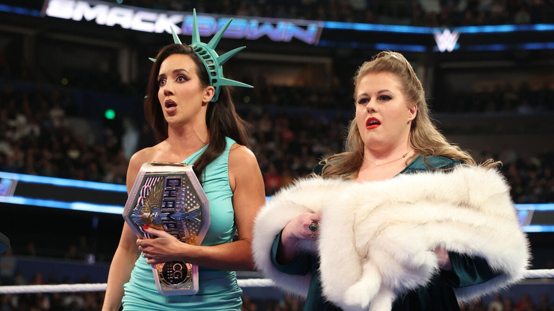 Chelsea Green and Piper Niven on SmackDown! [Image credit: WWE.com]