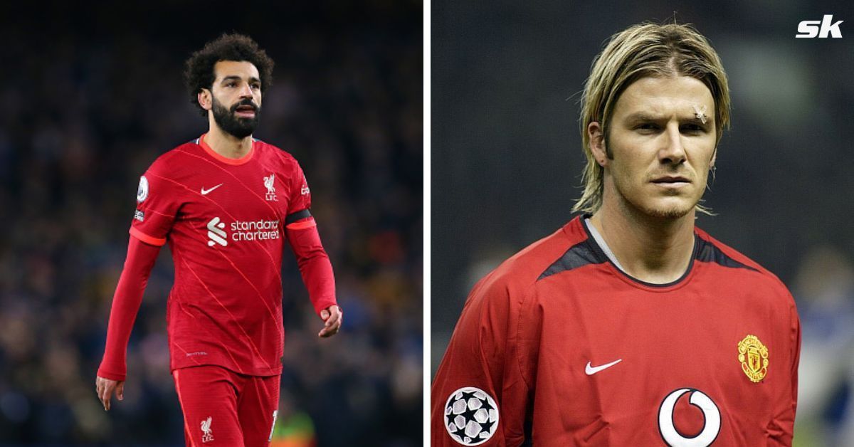 L to R: Mohamed Salah and David Beckham (All images sourced from Getty)