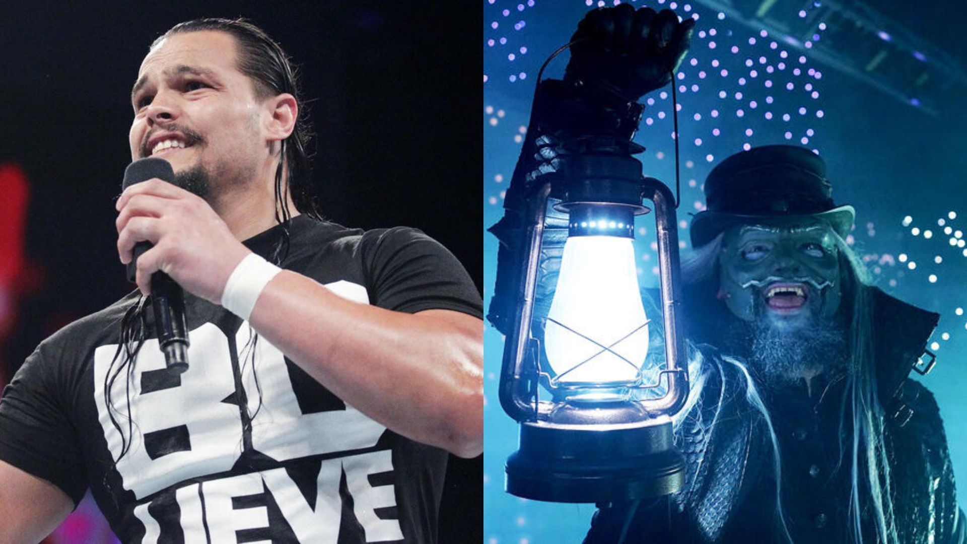 Bo Dallas currently performs as Uncle Howdy. [Images via WWE.com]