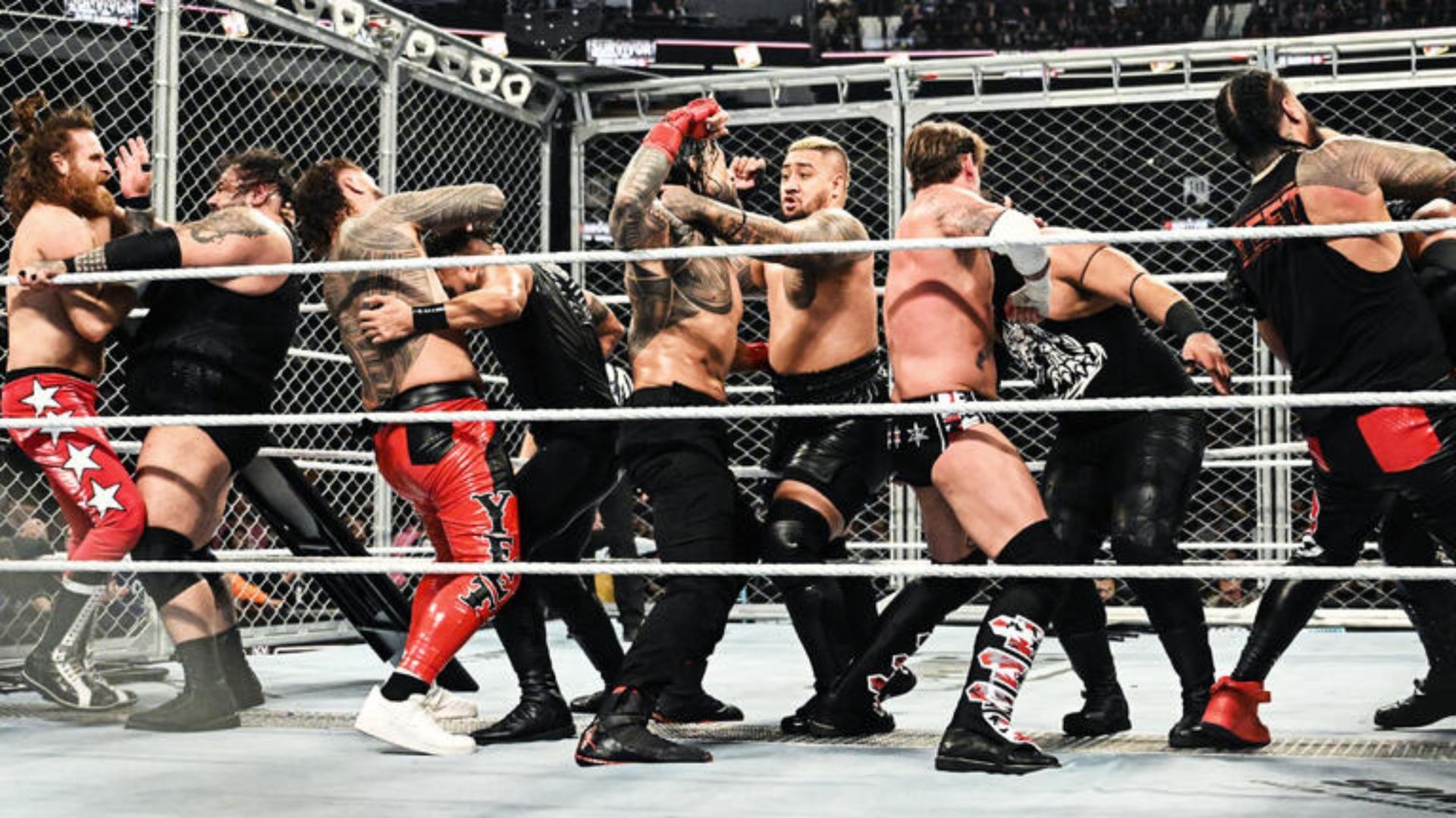 The OG Bloodline beat the new Bloodline at Survivor Series (Image credit: WWE.com)