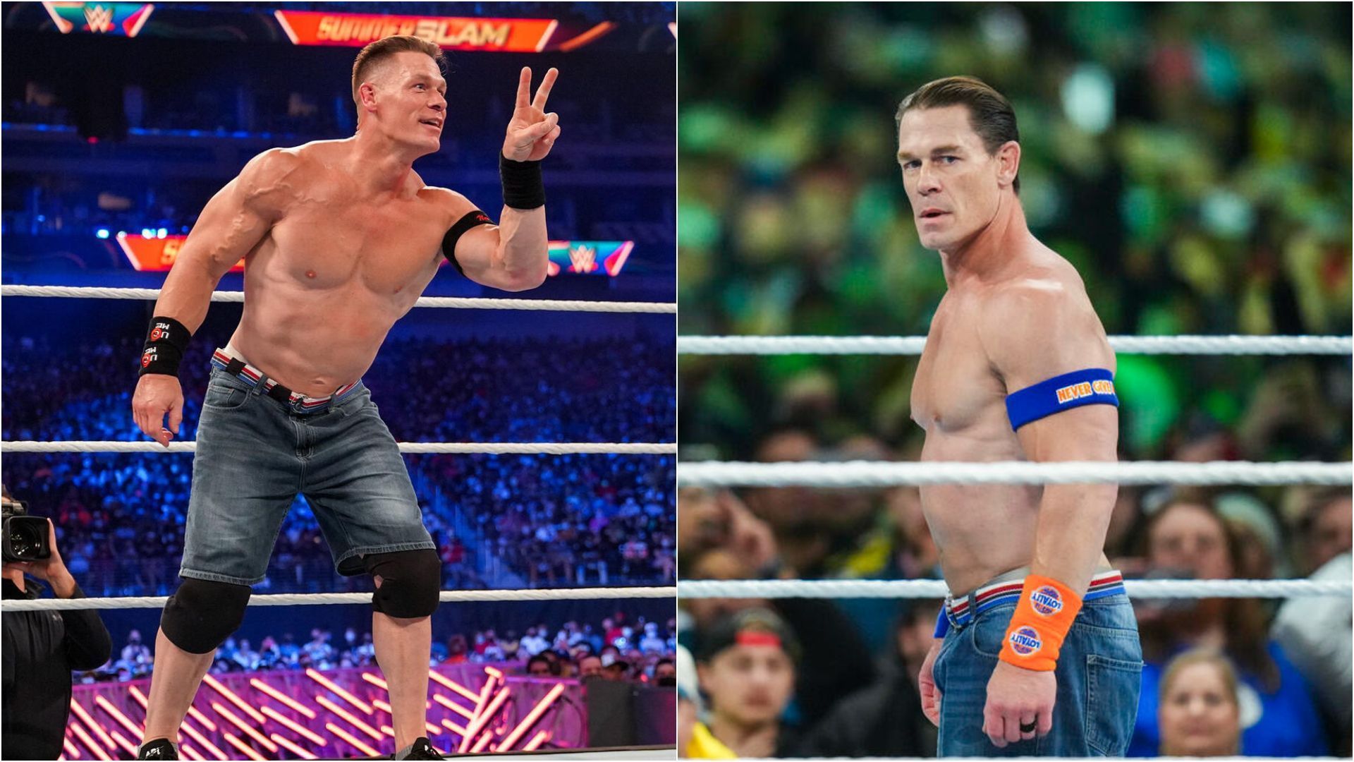 John Cena is a 16-time World Champion. [Pictures from WWE.com]