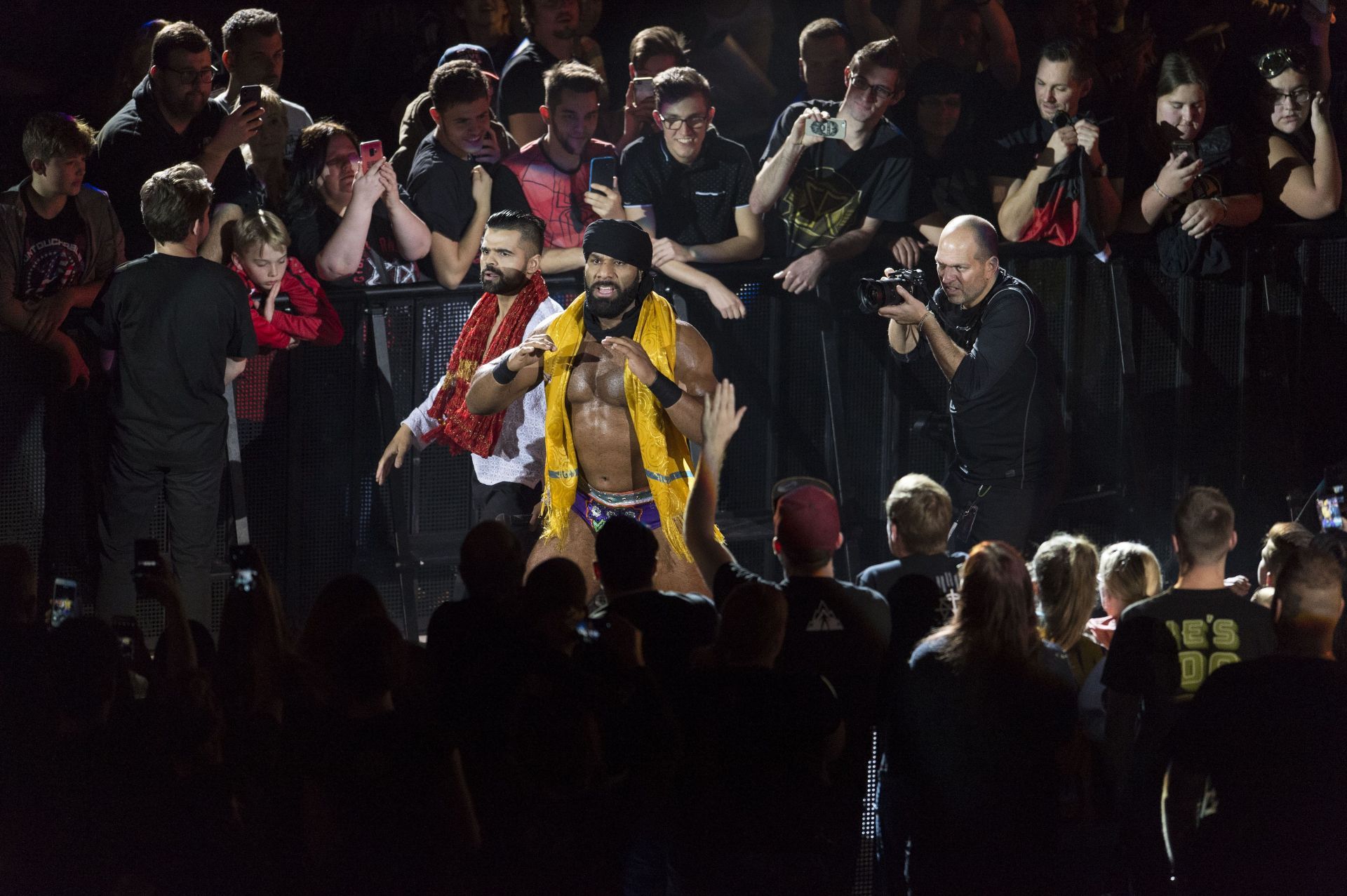 Jinder Mahal at a WWE Live show [Source: Getty]