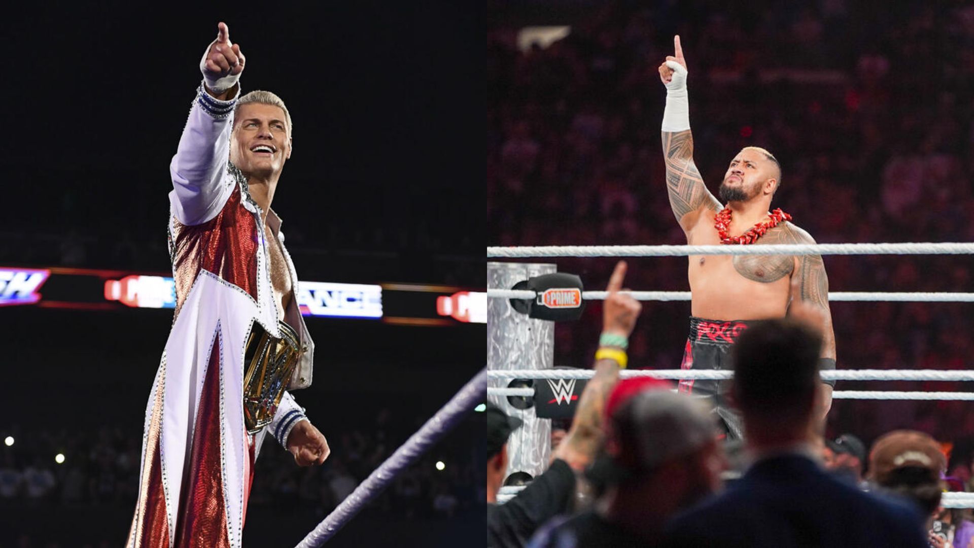 Cody Rhodes on the left and Solo Sikoa on the right (Image Credits: WWE.com)