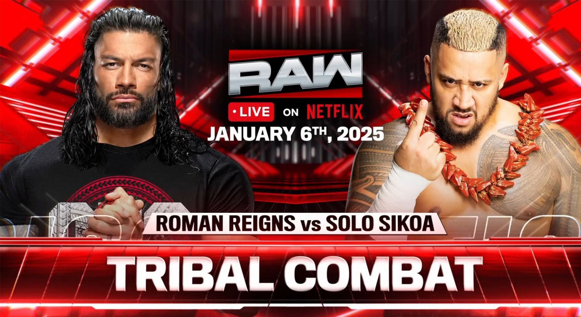 Roman Reigns will be face Solo Sikoa in tribal combat match! (Image Credit: WWE X Account) 