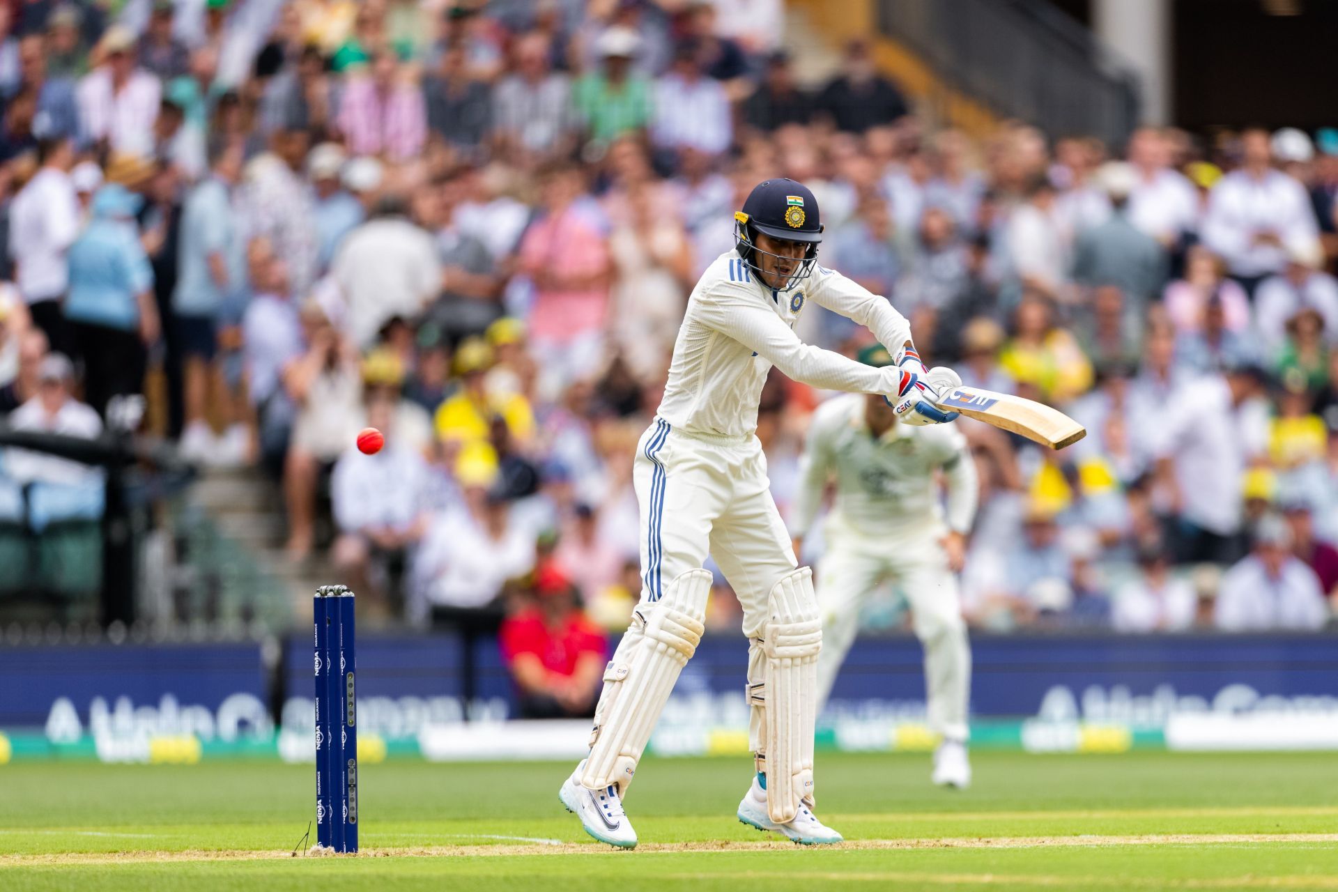 Shubman Gill batted at No. 3 in the second and third Tests against Australia. [P/C: Getty]