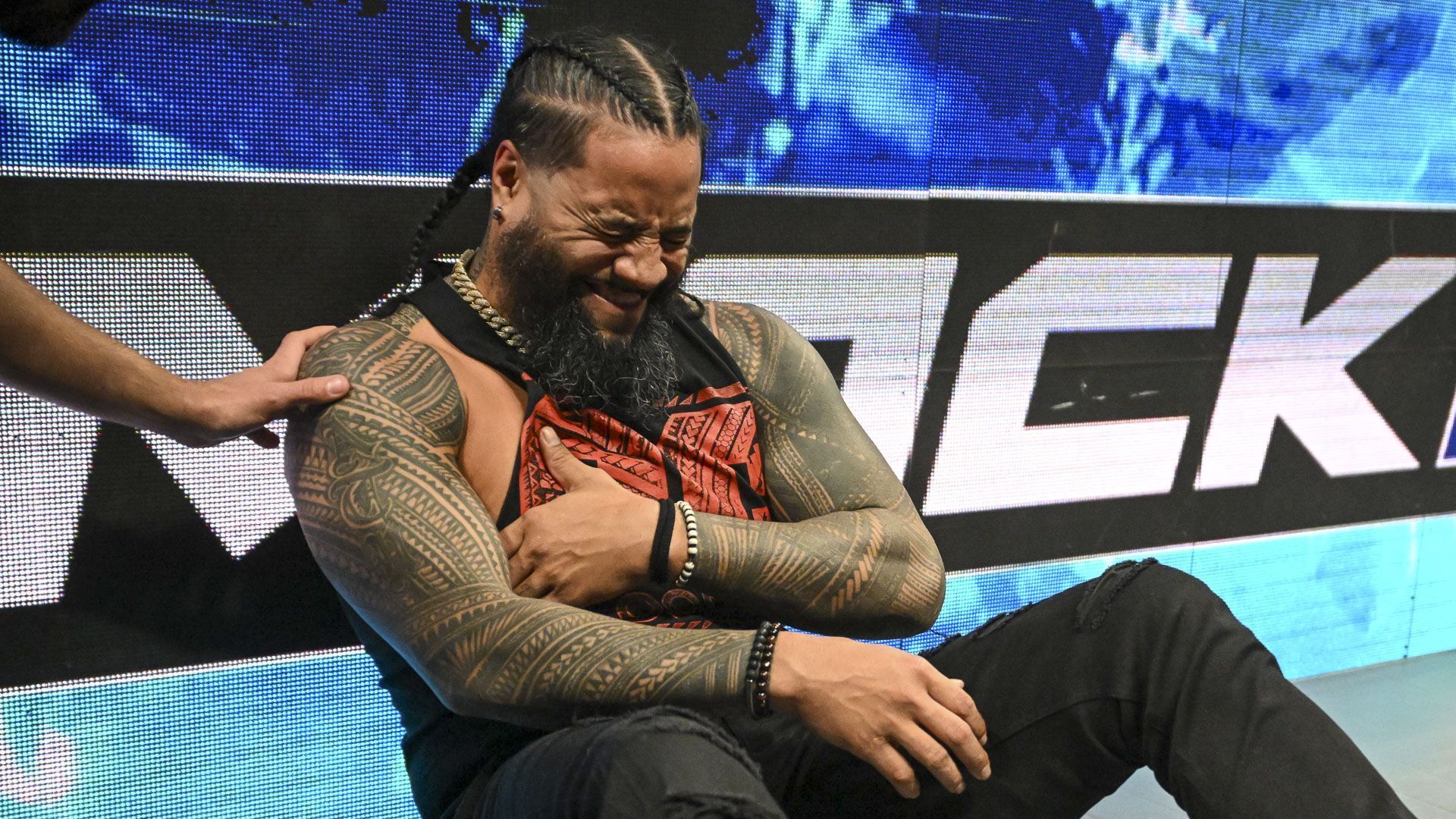 Jimmy Uso down on WWE SmackDown