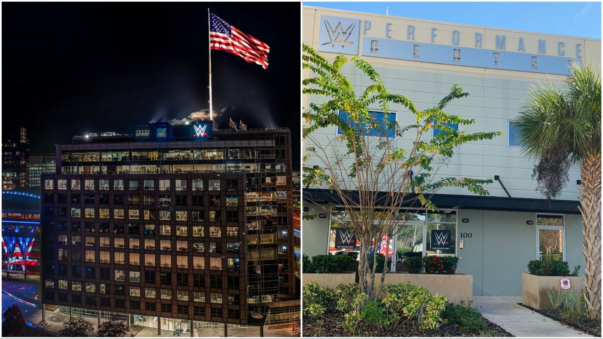 WWE HQ in Stamford and the WWE Performance Center in Orlando