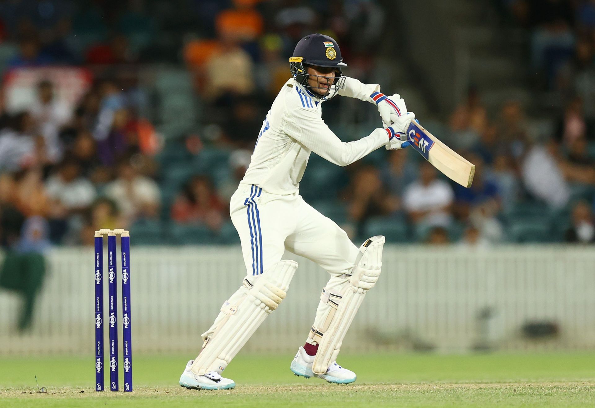 Shubman Gill scored a fluent half-century in the practice match.