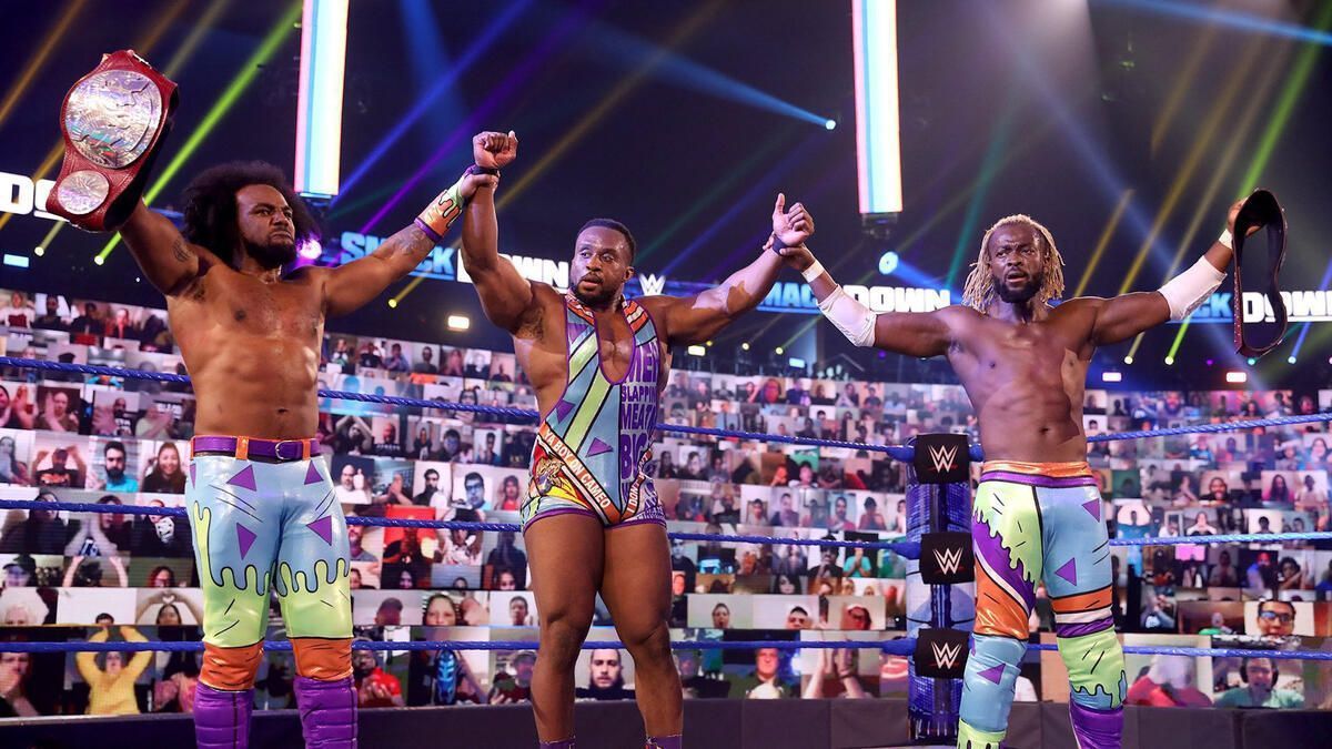 The New Day during an episode of SmackDown. (Image credits: wwe.com)