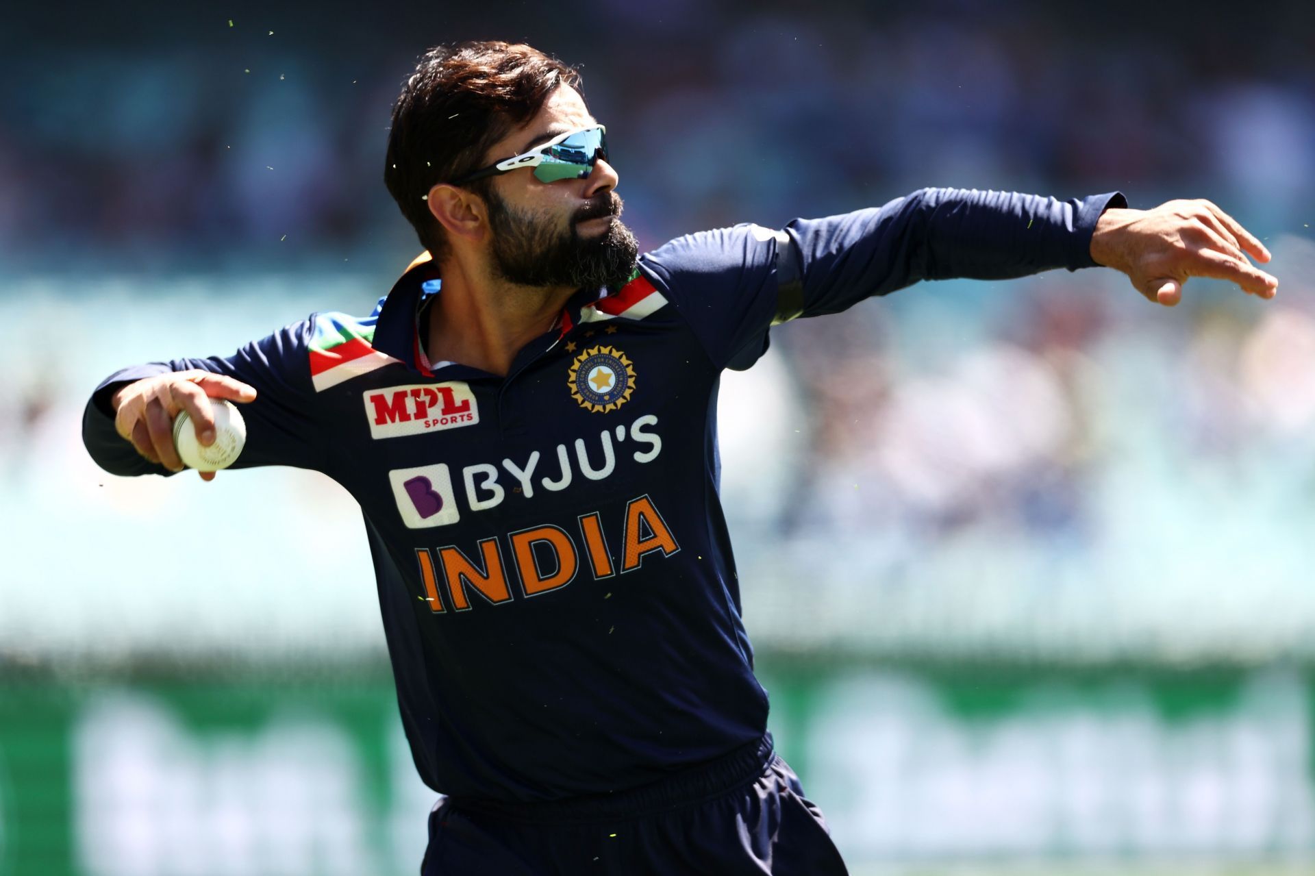 Virat Kohli in India&#039;s retro kit (Image: Getty)