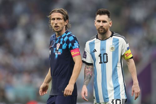 L to R: Modric and Messi - Source: Getty