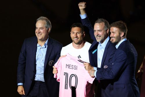 Inter Miami CF Hosts "The Unveil" Introducing Lionel Messi - Source: Getty