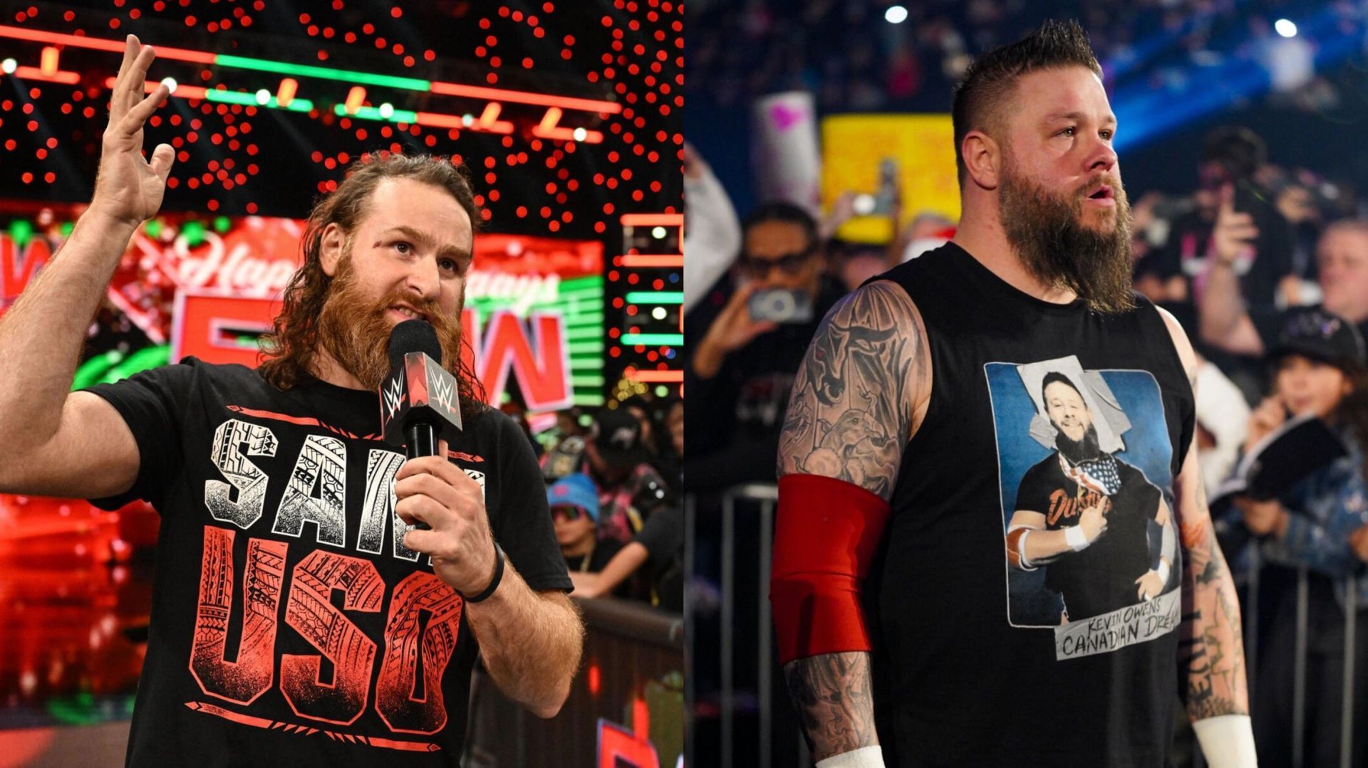 Sami Zayn and Kevin Owens! (pics from WWE.com)