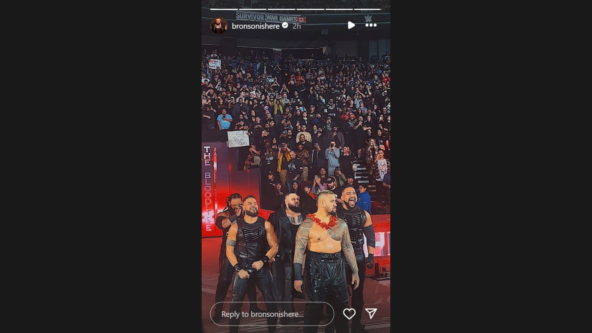 Bronson Reed sends a message to Solo Sikoa and Roman Reigns (Image Credits: Bronson Reed&#039;s Instagram Story)