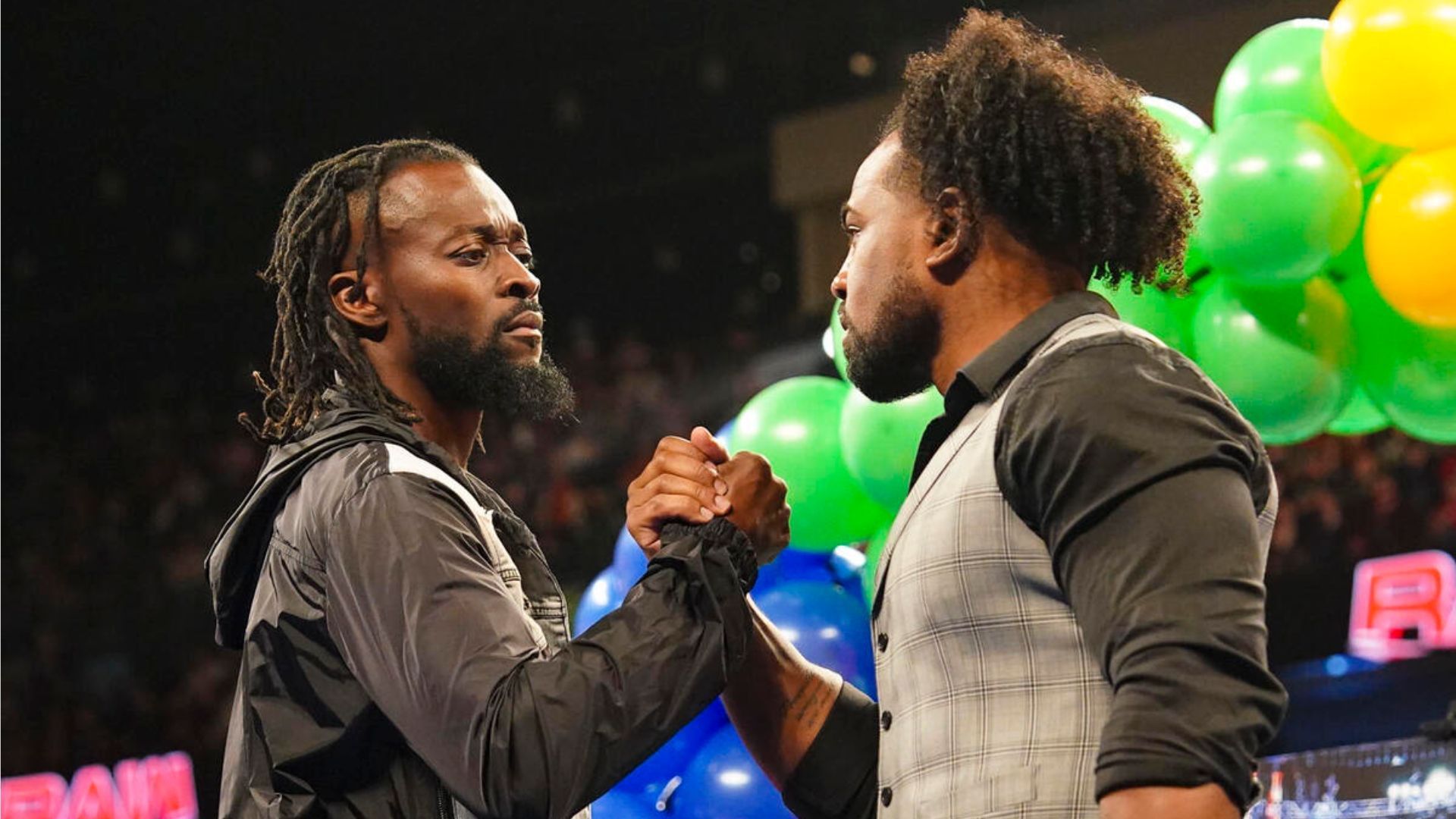 Kofi Kingston and Xavier Woods on last night