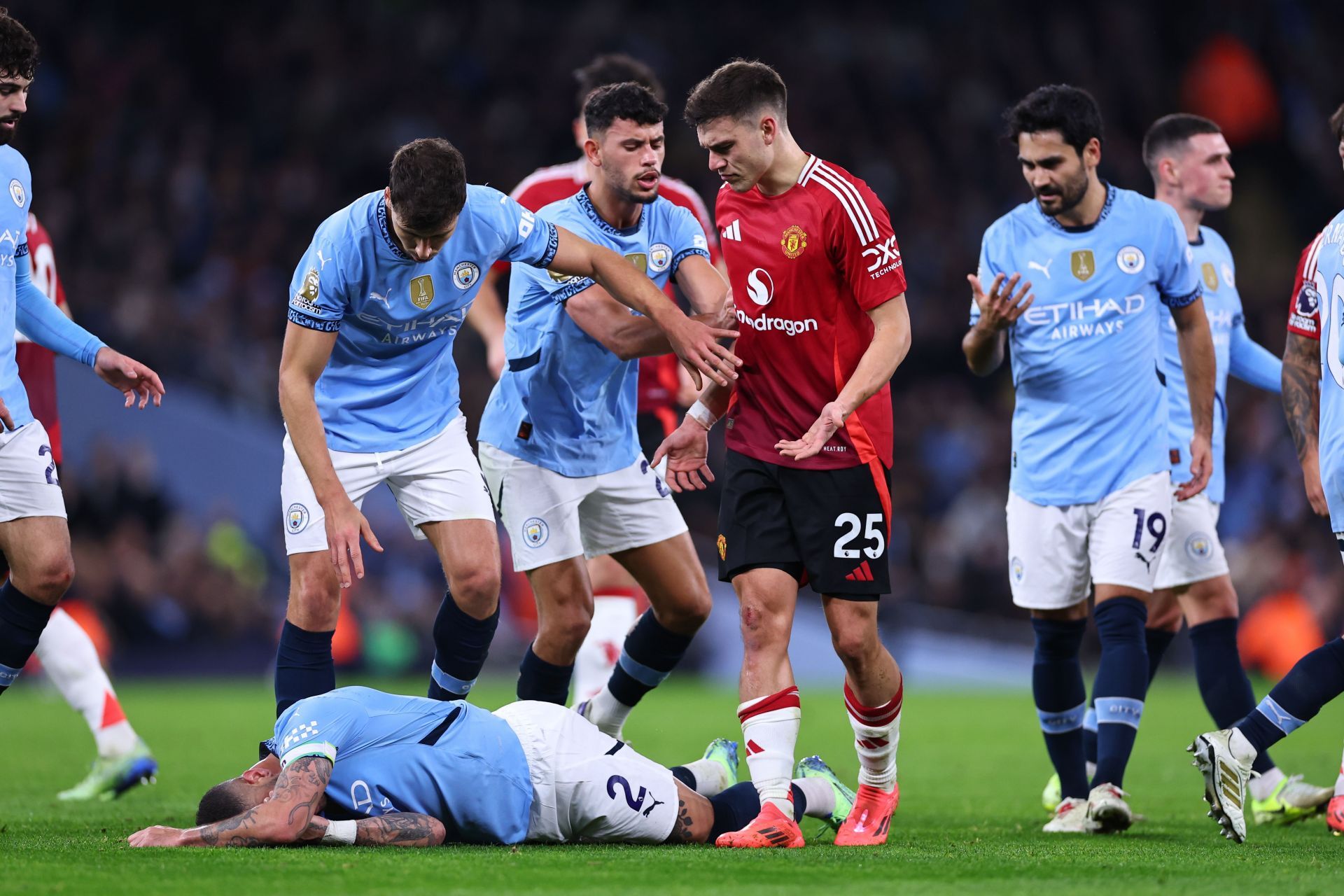 Manchester City FC v Manchester United FC - Premier League - Source: Getty