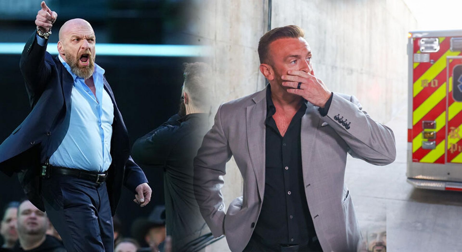 Triple H and Nick Aldis! [Credits: WWE.Com]