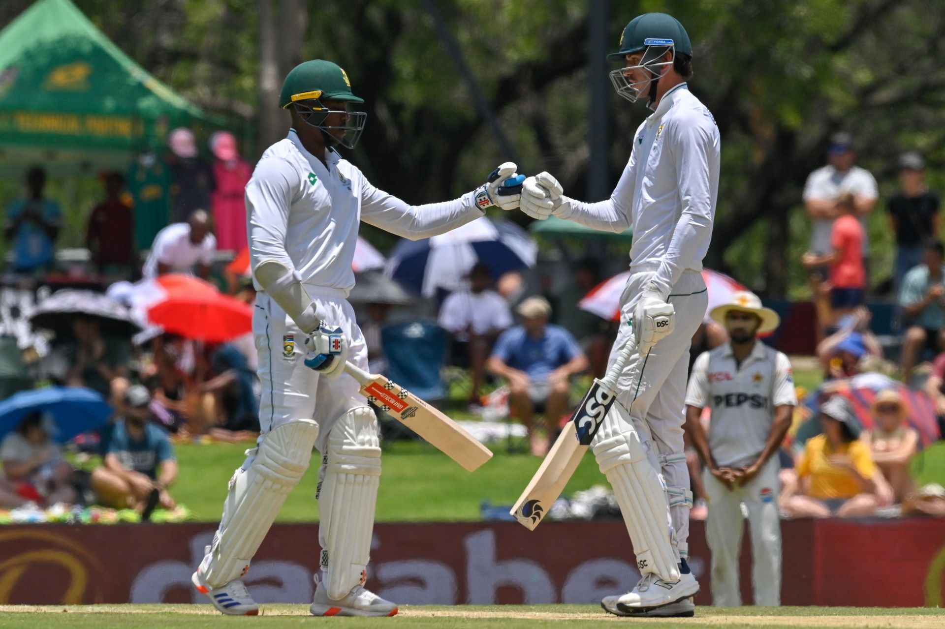 Kagiso Rabada and Marco Jansen. (Credits: Getty)