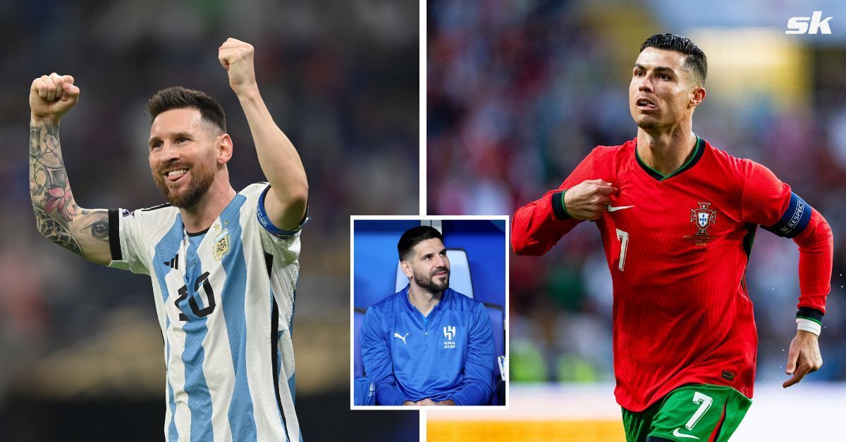 Lionel Messi (left), Aleksander Mitrovic (center) &amp; Cristiano Ronaldo (right) - (Image: All images from Getty)