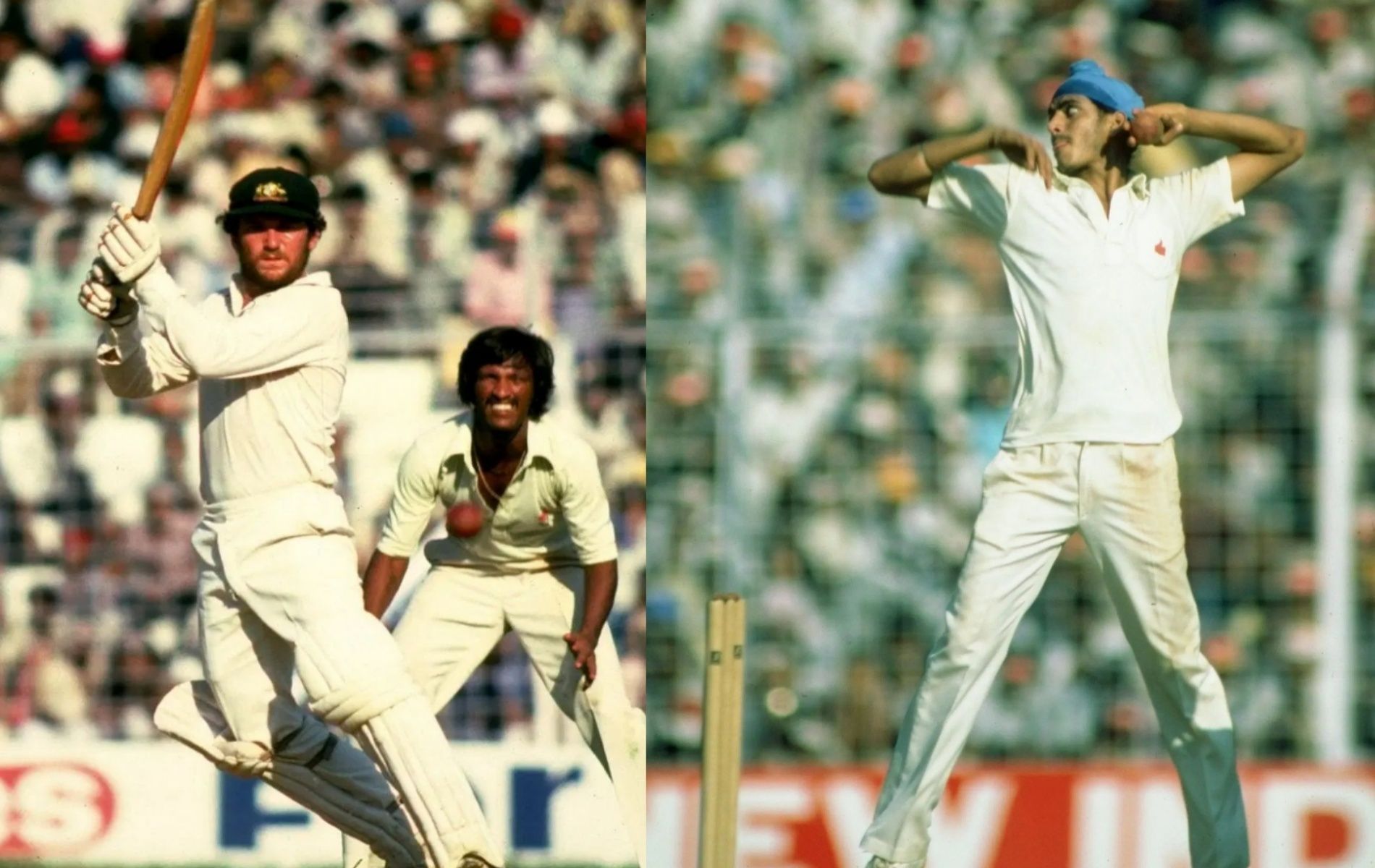 Allan Border, Maninder Singh, 1986 tied Test match