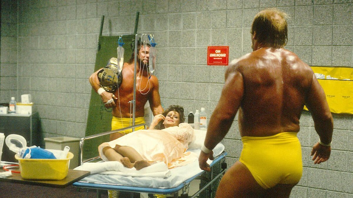 Macho Man, Ms. Elizabeth, and Hulk Hogan. (Image credits: wwe.com)