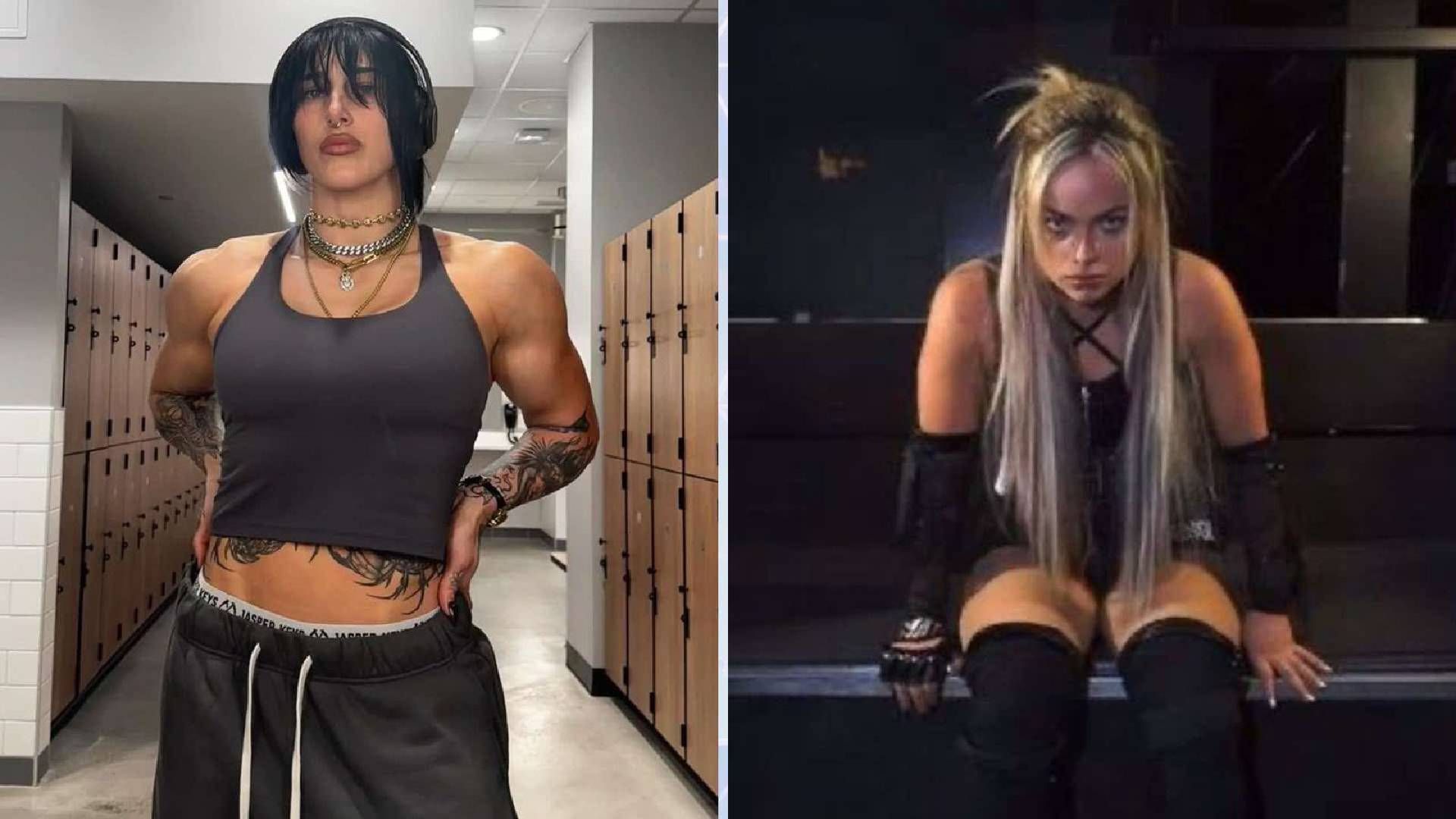 Rhea Ripley and Liv Morgan