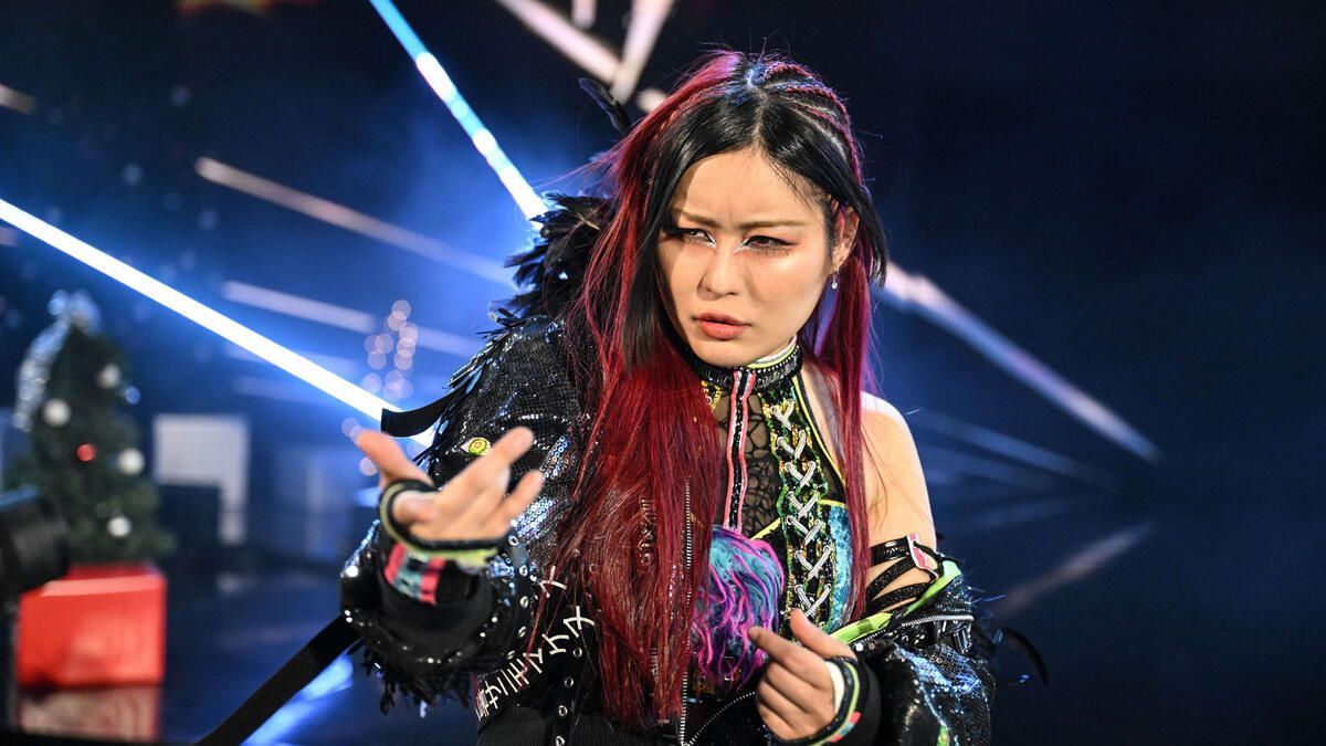 Iyo Sky won her match on RAW! (Image from WWE.com)