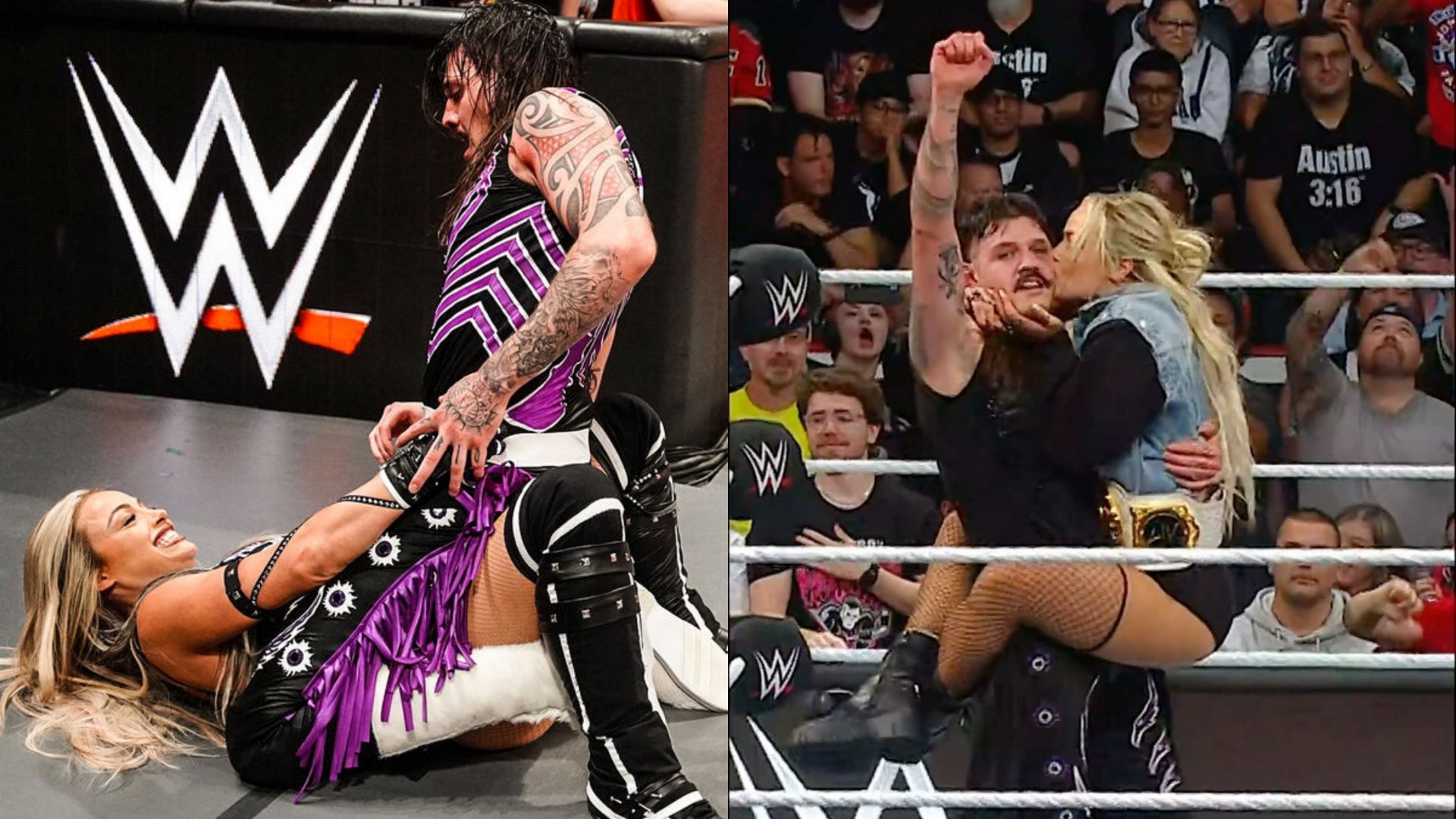 Dominik Mysterio and Liv Morgan are an on-screen couple (Images credit: WWE.com &amp; Dominik