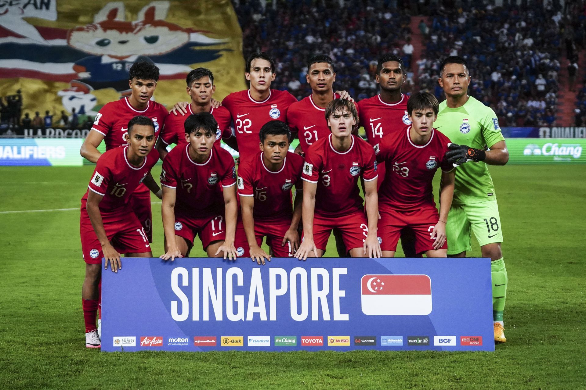 Thailand v Singapore - FIFA World Cup Asian 2nd Qualifier - Source: Getty