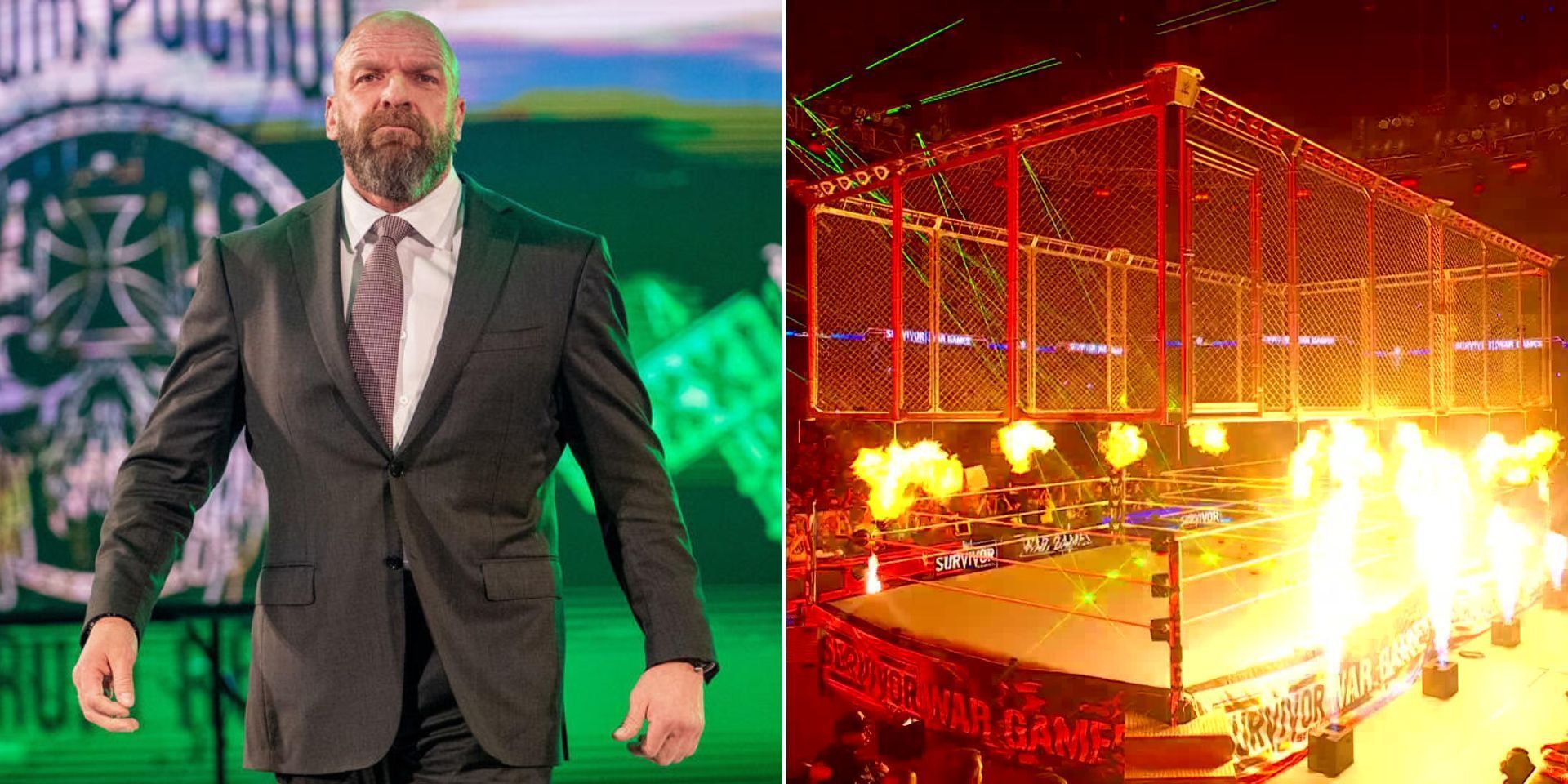 Triple H was at Survivor Series (Images via WWE.com)