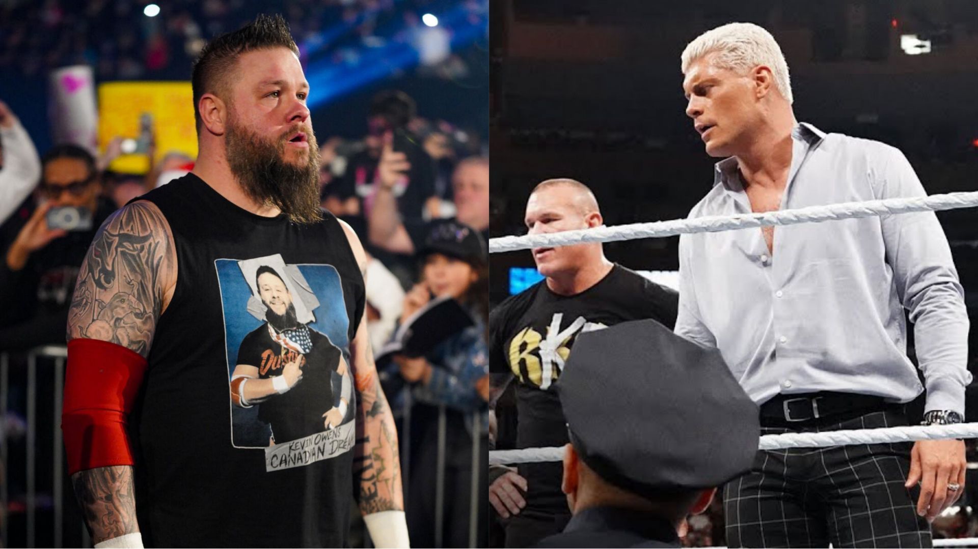 WWE, Cody Rhodes, Randy Orton, Kevin Owens, 