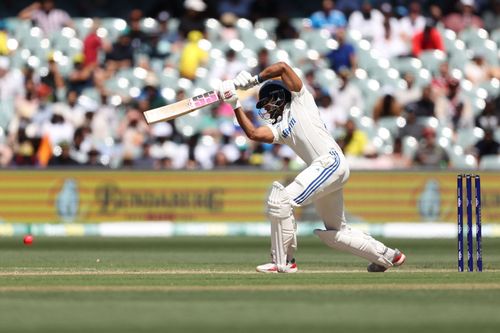 Nitish Kumar Reddy has batted either at No. 7 or No. 8 in his four Test innings. [P/C: Getty]