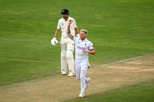 Ben Stokes celebrates a wicket. (Credits: Getty)