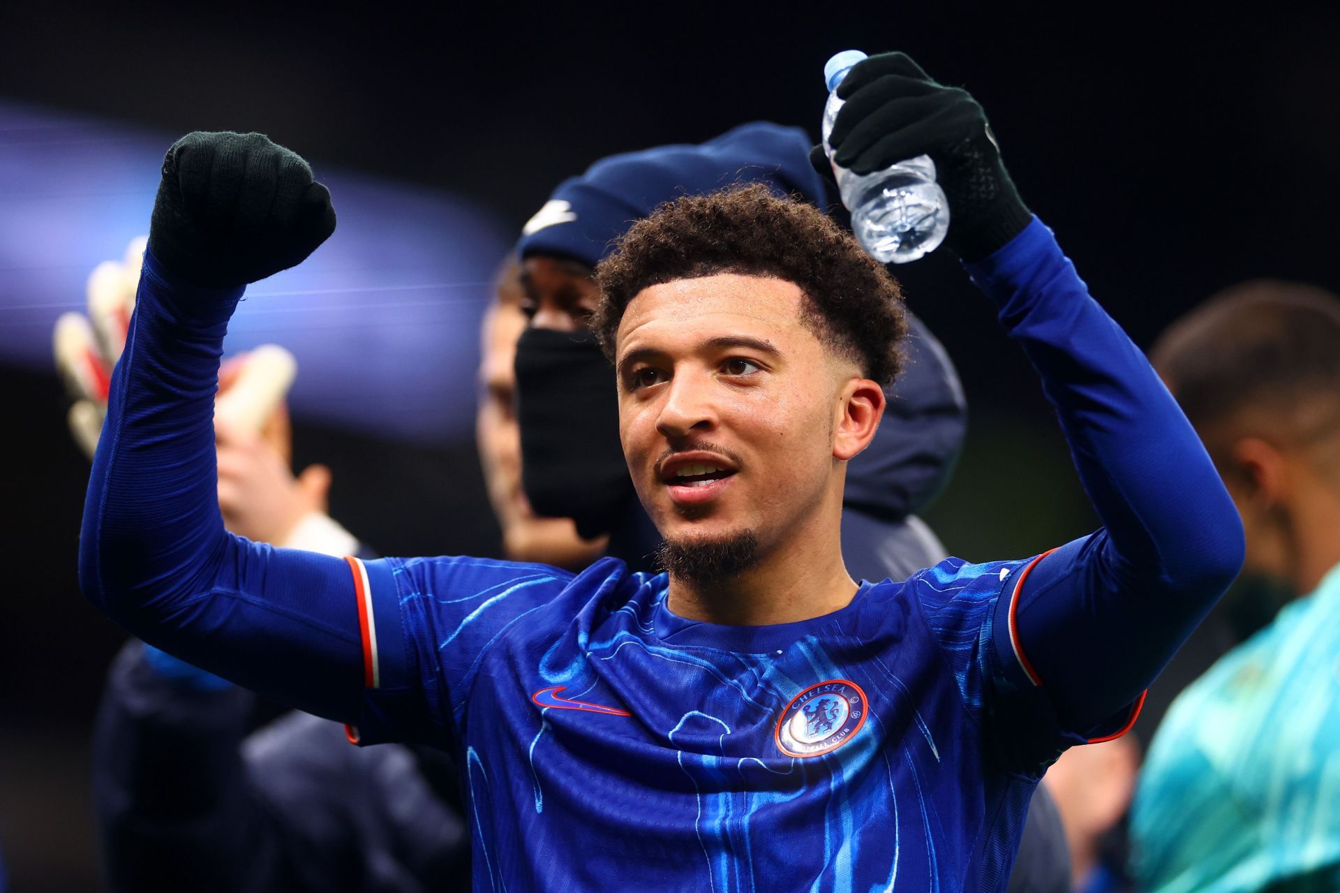 Jadon Sancho celebrates beating Tottenham (Image - Getty)