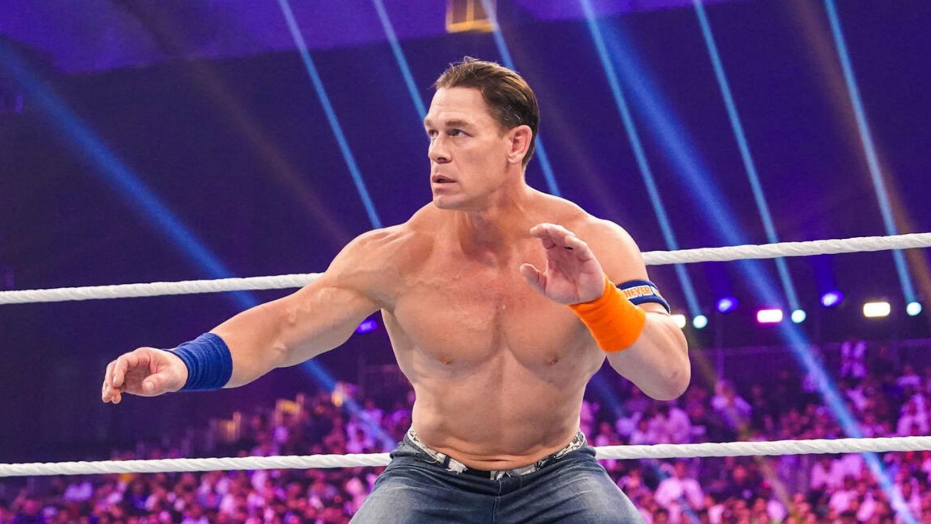 John Cena at Crown Jewel 2023! [Image credit: WWE.com]