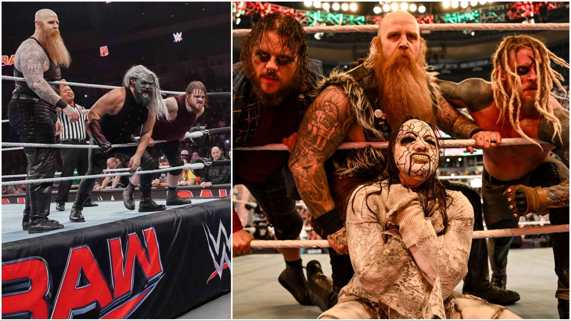 The Wyatt Sicks in action on WWE RAW