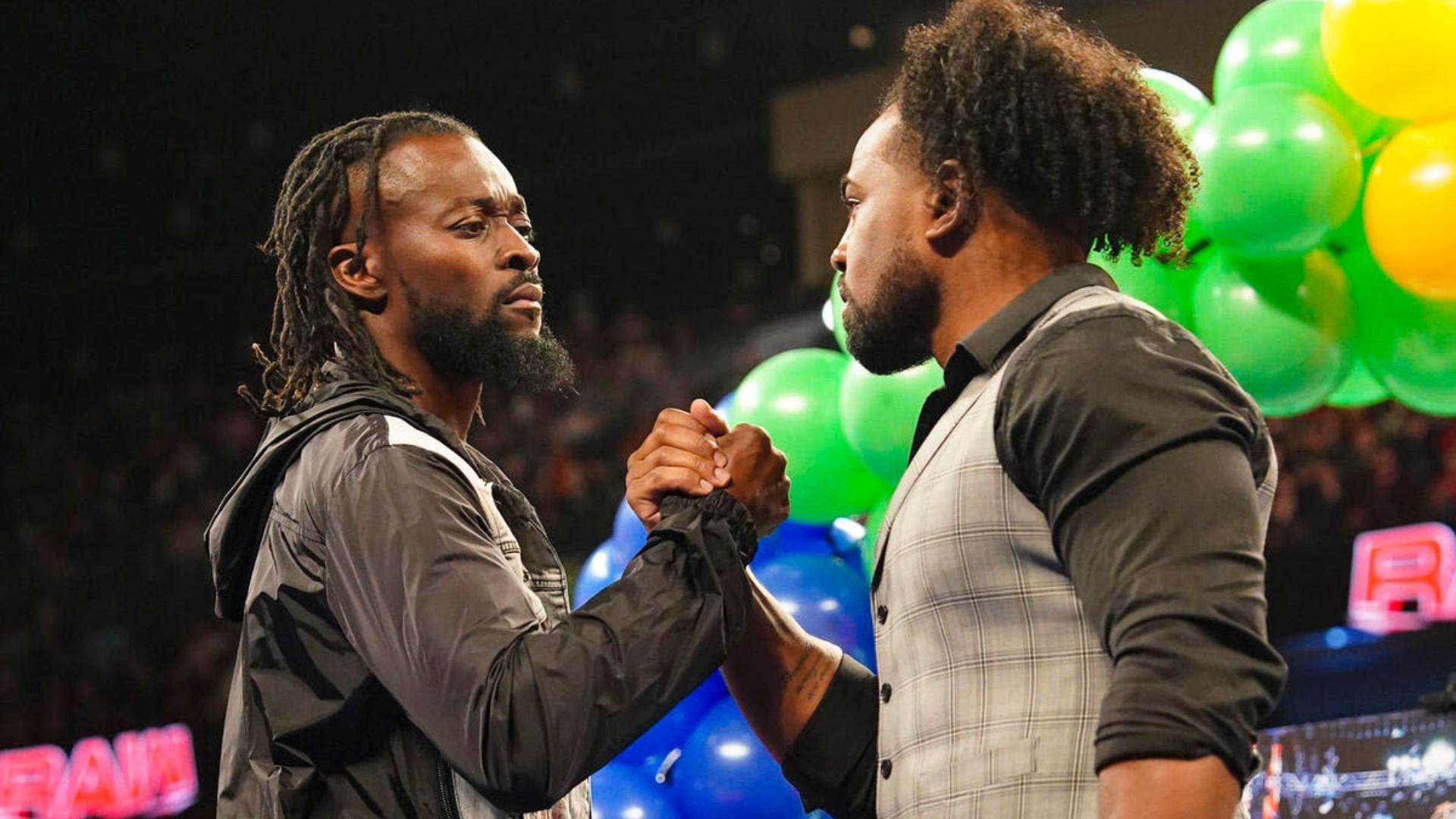 Kingston and Woods turned heel last night on RAW. [Image credit: WWE.com]