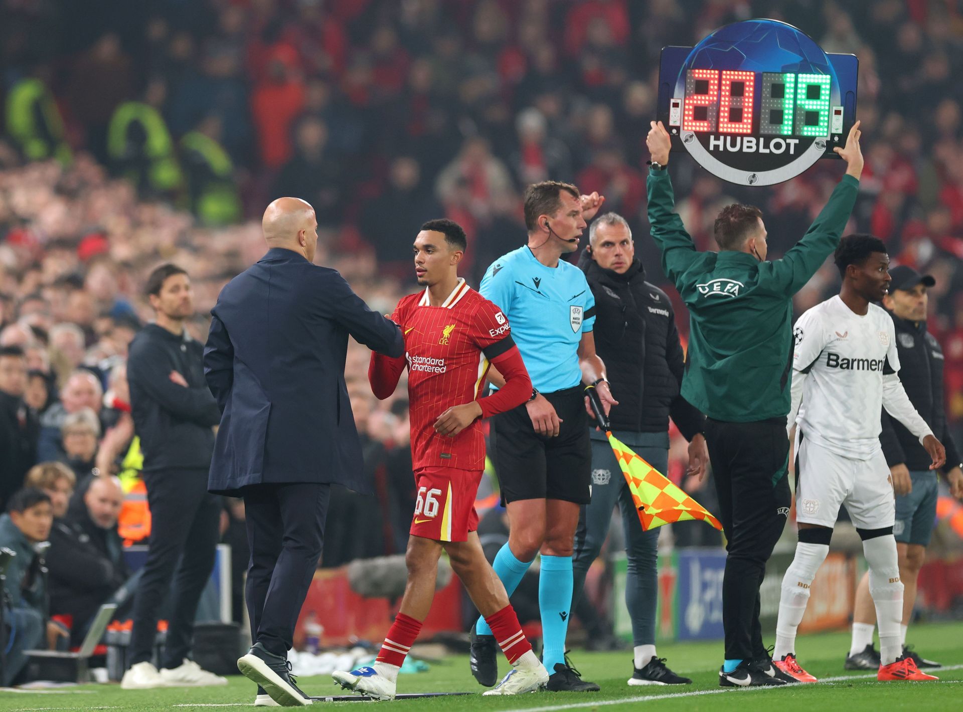 Liverpool FC v Bayer 04 Leverkusen - UEFA Champions League 2024/25 League Phase MD4 - Source: Getty